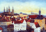 Bamberg - Dom und Rathaus