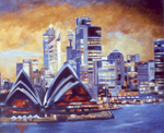 Sydney - Oper und Skyline